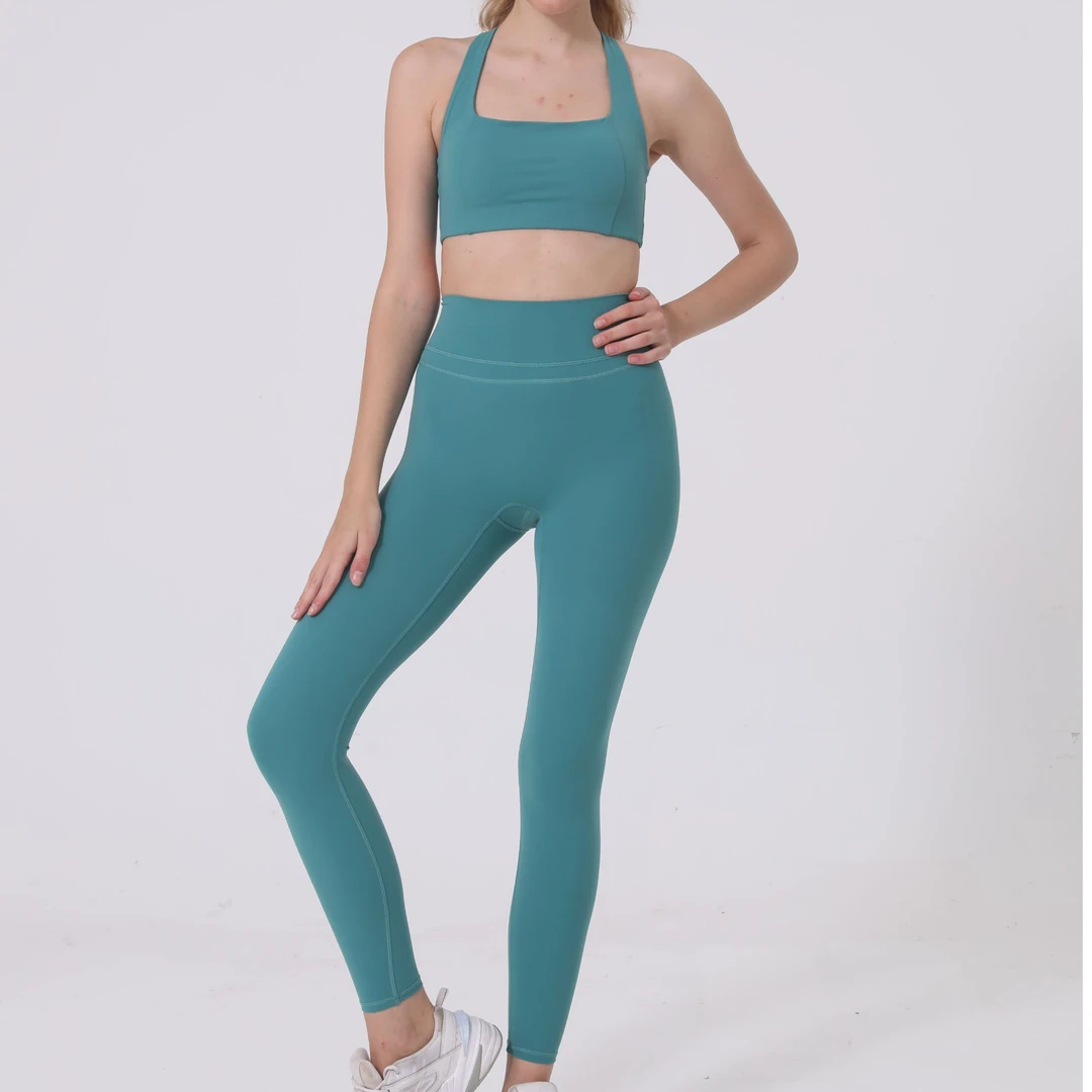 高腰弹力透气冰感瑜伽九分裤运动训练防紫外线打底裤秋冬款