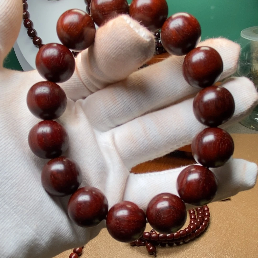 小叶紫檀手串/手链素****强原汁原味1.5