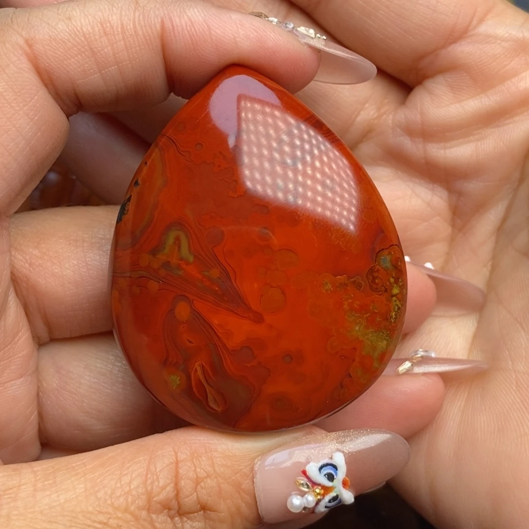 玛瑙/玉髓颈饰未镶嵌楚****e战国红