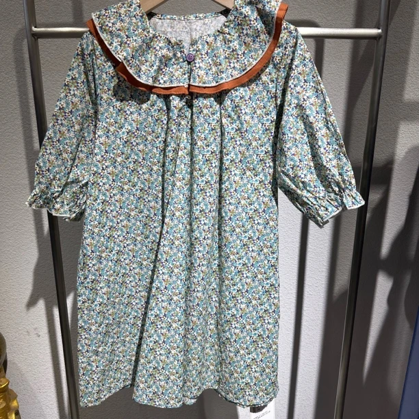 2266儿童碎花连衣裙家居服