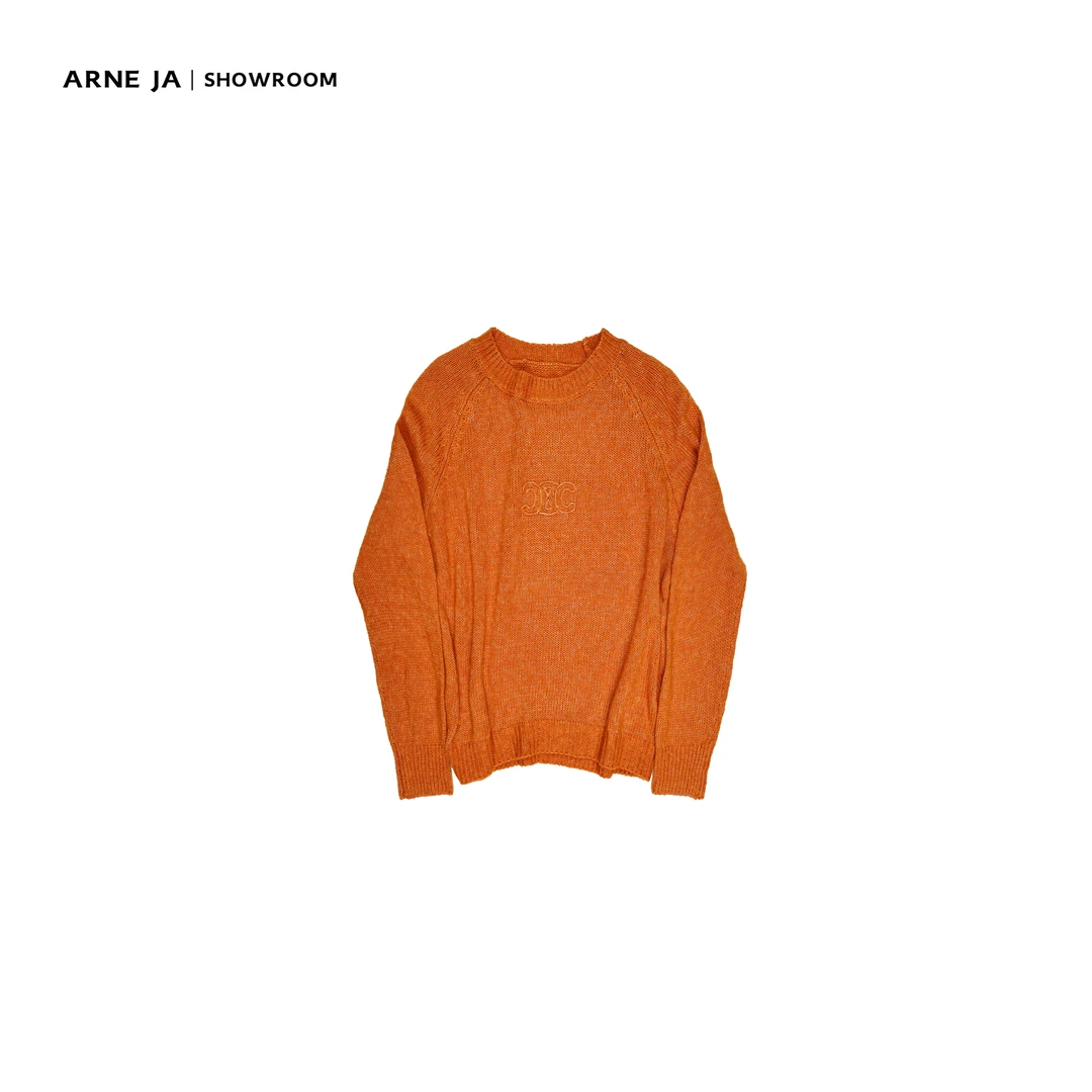 ARNE JA｜ “经典凯旋门”胶囊衣橱三色花纱微廓精织毛衣W9228810