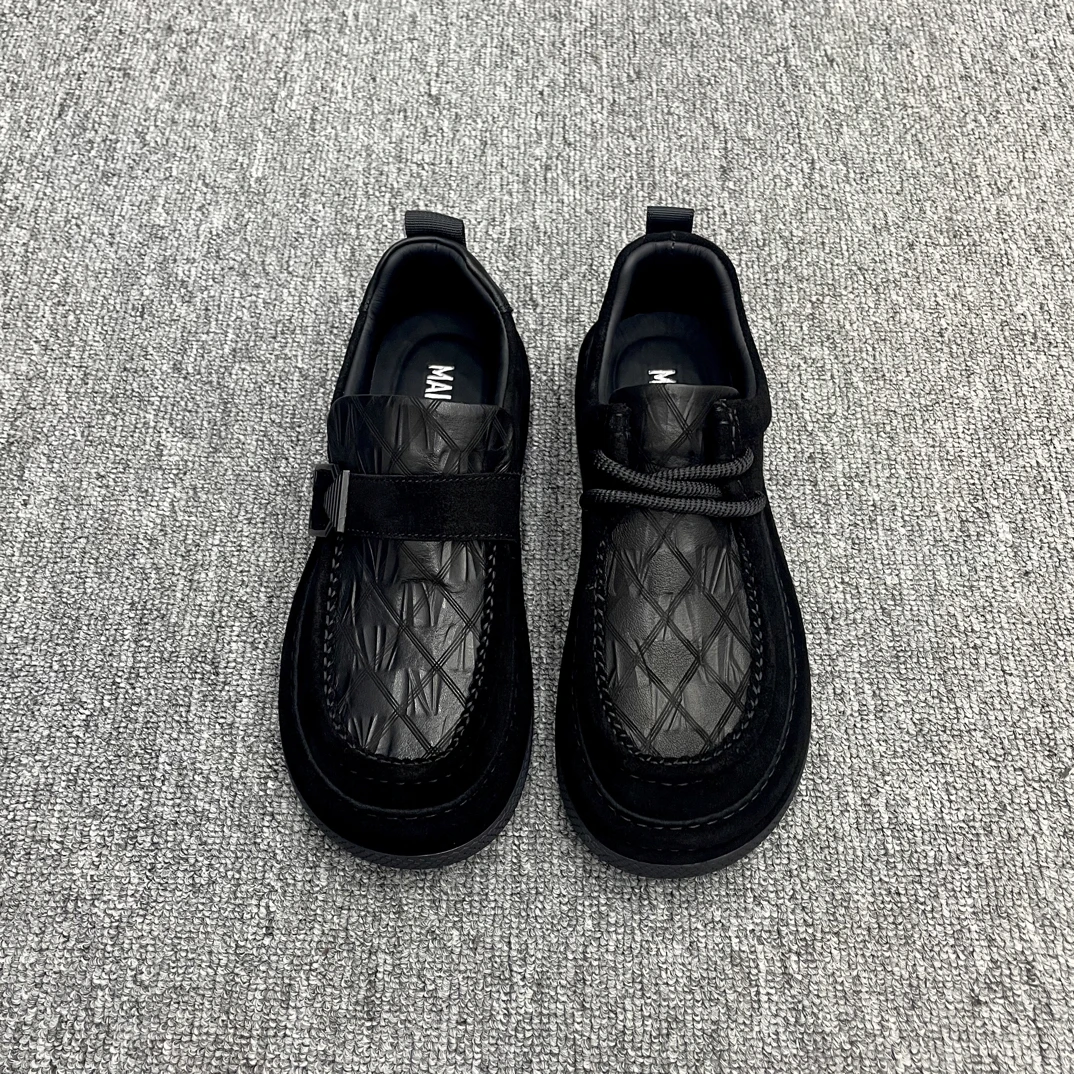 高端品质 纯皮时尚休闲男鞋W