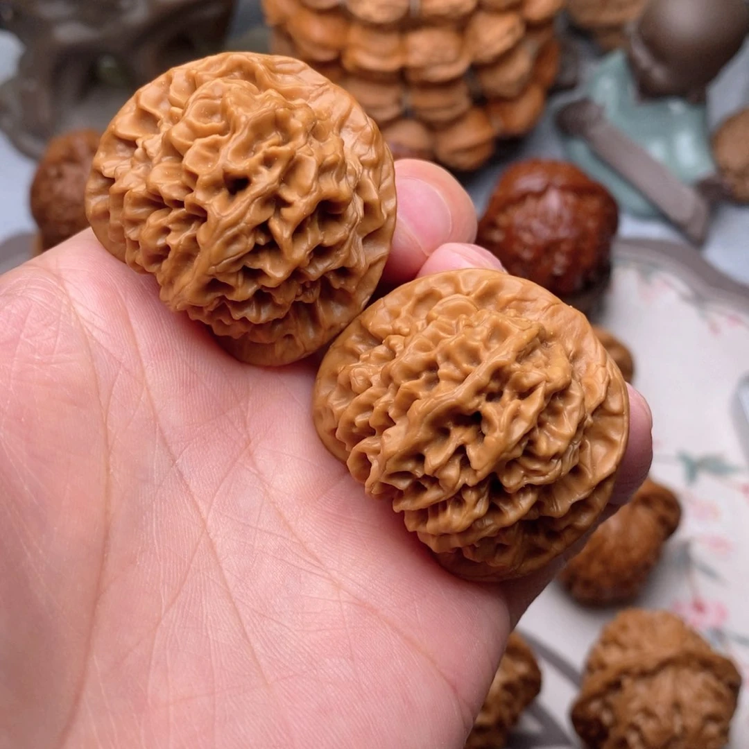 【闪购商品】文玩核桃把件秦闷40
