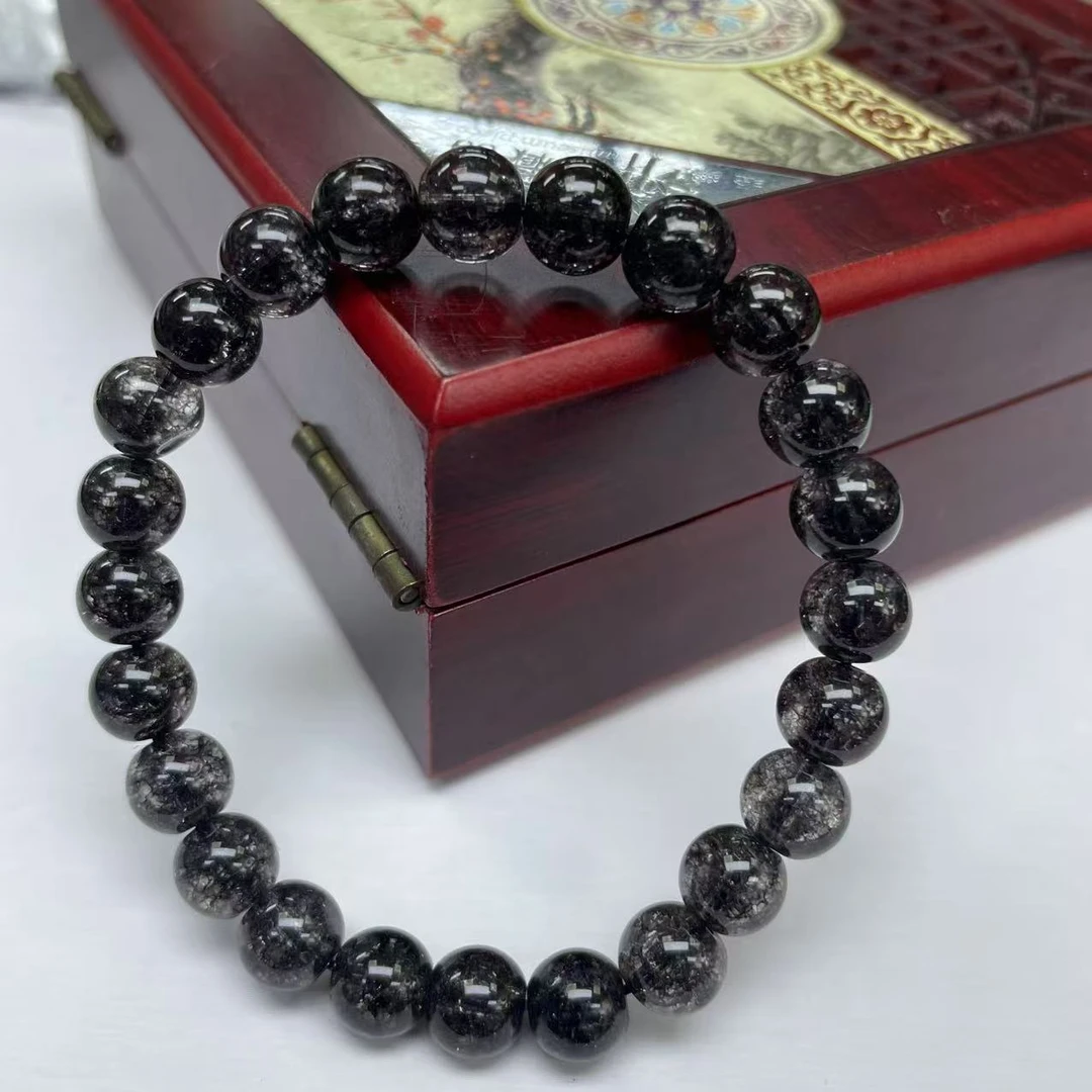 黑发水晶8m手链-12WQ1745