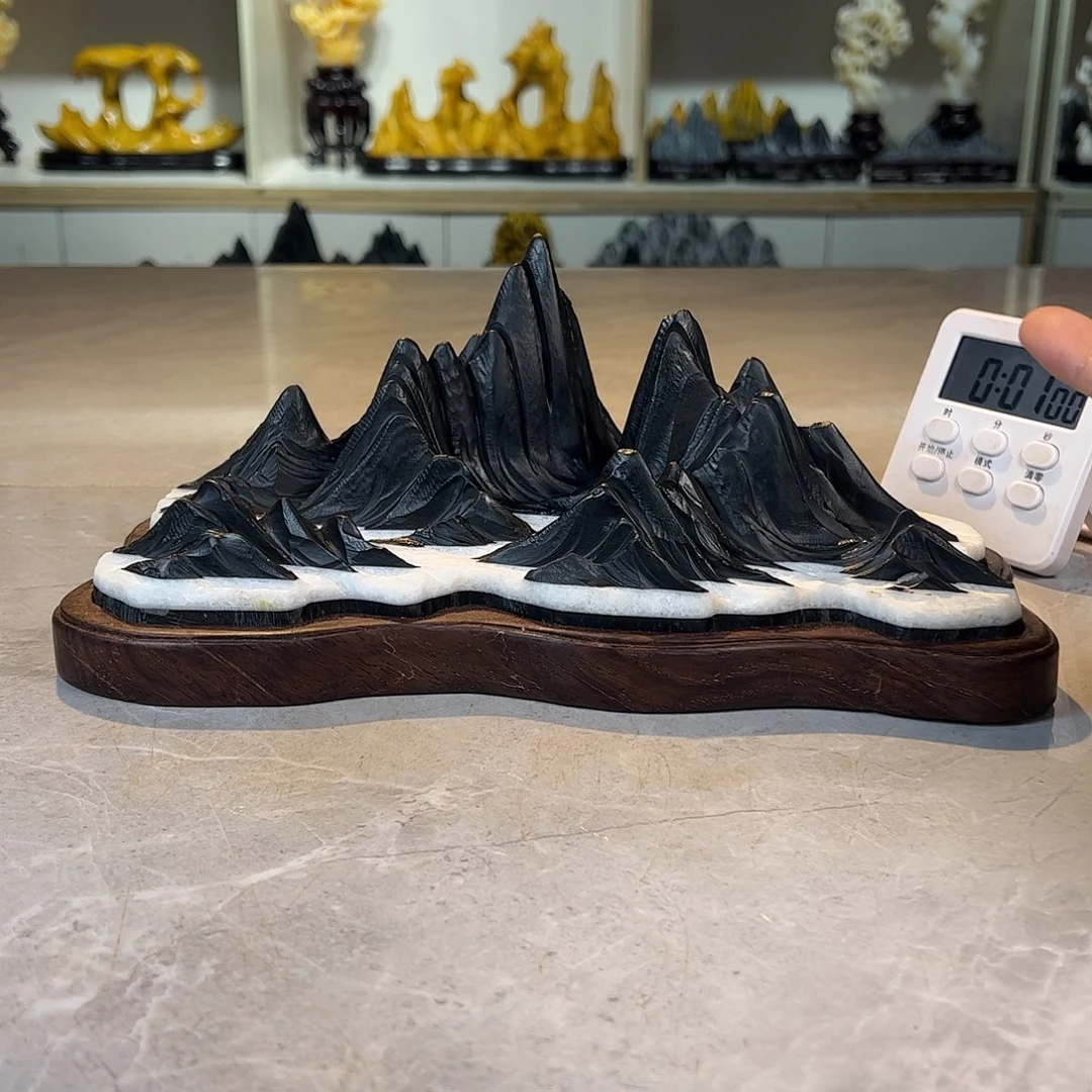 天***庭灵璧奇石博览会摆件