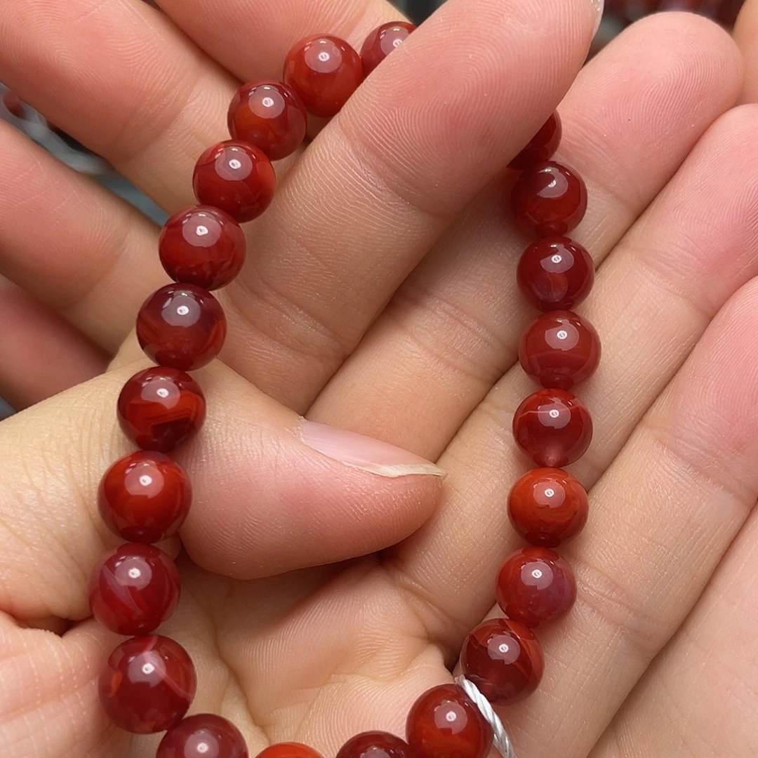未镶嵌手串南红玛瑙8