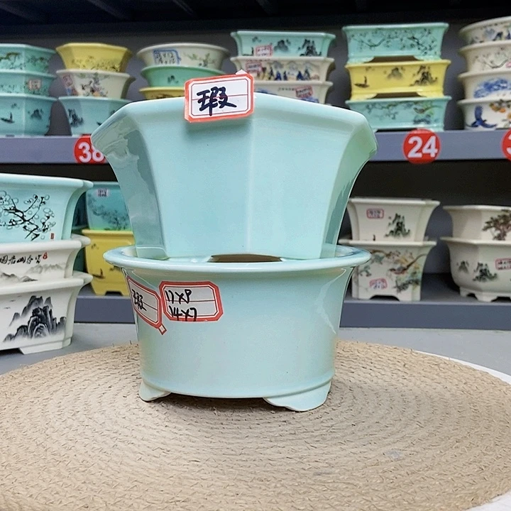 紫砂花瓶紫砂花盆
