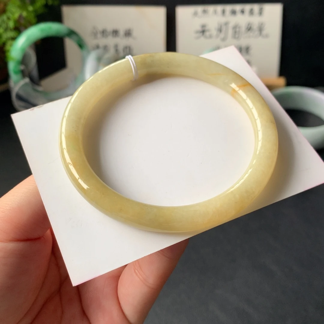 翡翠未镶嵌手镯超级强推10号60.5-8-8.5
