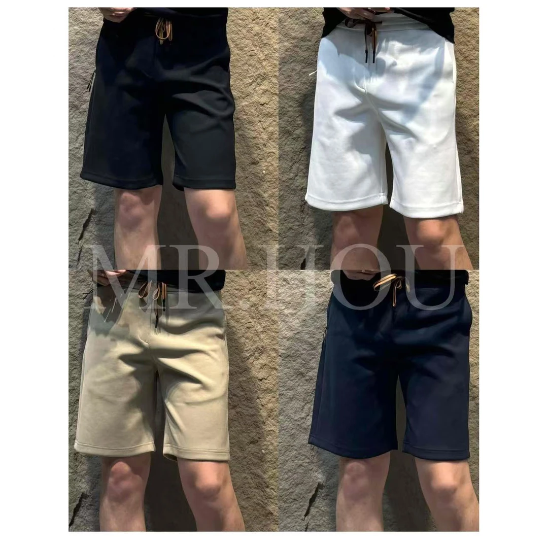 【DJ】25082”定制棉纶“四分半百搭时尚大气休闲短裤高级感夏季薄款