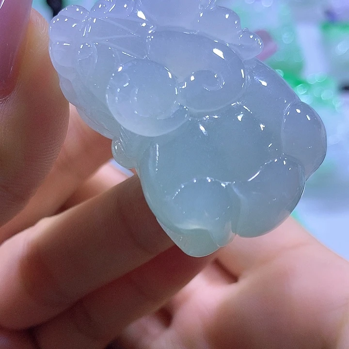 翡翠未镶嵌颈饰天然翡翠A货吊坠