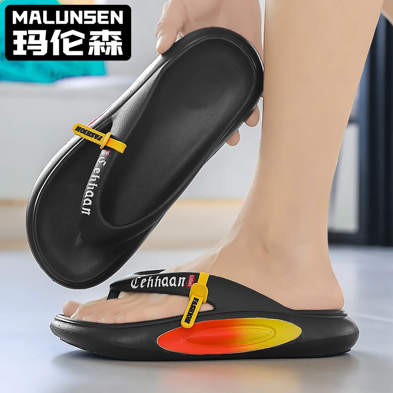 MALUNSEN/玛伦森沙滩人字拖鞋夏季男士潮流凉鞋网红时尚休闲凉拖