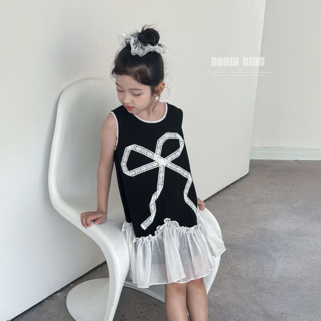 【嗒囜】甜美吸睛！轻盈飘逸~小众设计感女童裙子夏装新款连衣裙童装