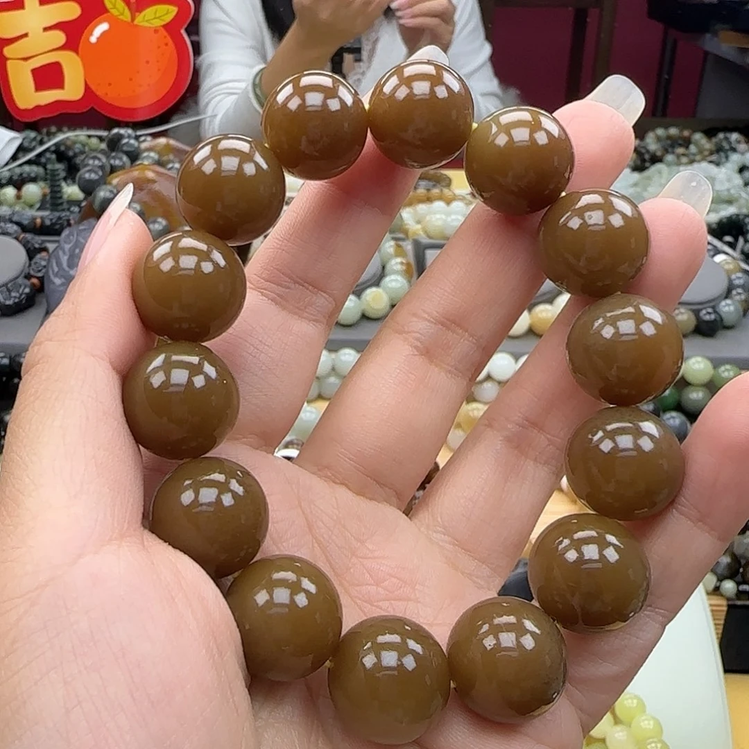 和田玉手链未镶嵌邻**哥