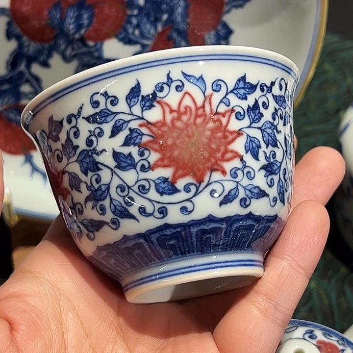 臻玉古坊原矿孔雀石釉里红