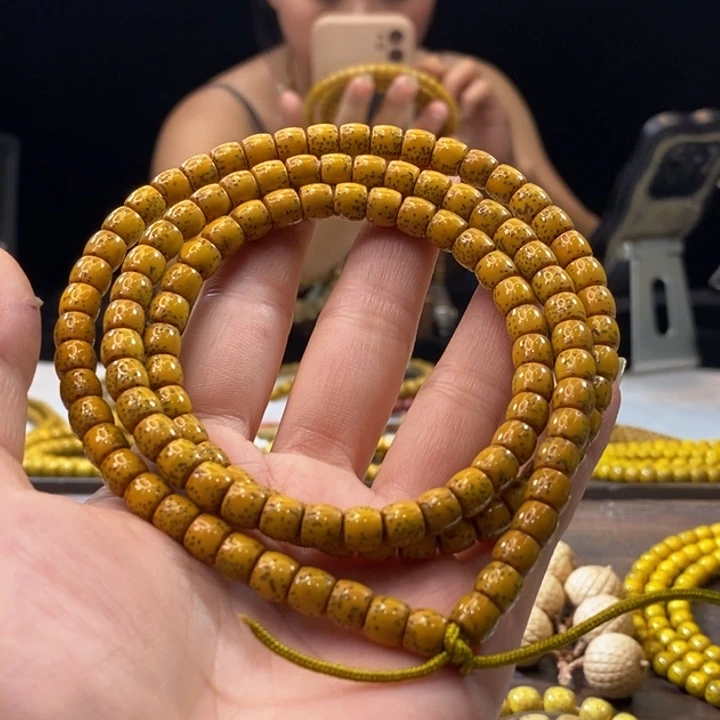 吊坠星月菩提6x7直切河豚108