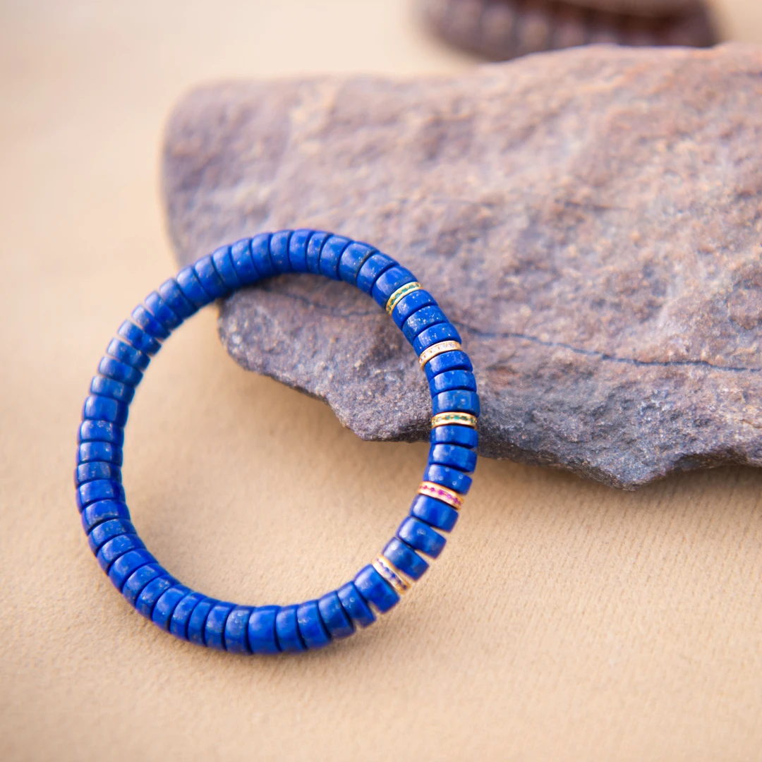 帝王青金手串 精工直切【宁静与力量融合 心灵守护石】3.4-7mm