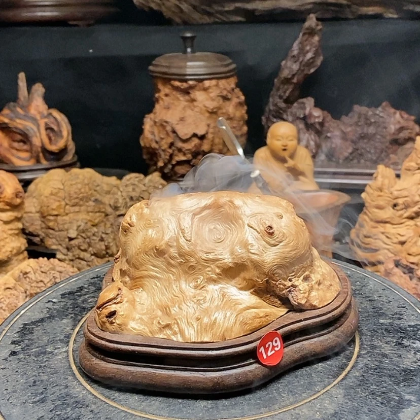 【闪购商品】129号荔枝木香炉工艺