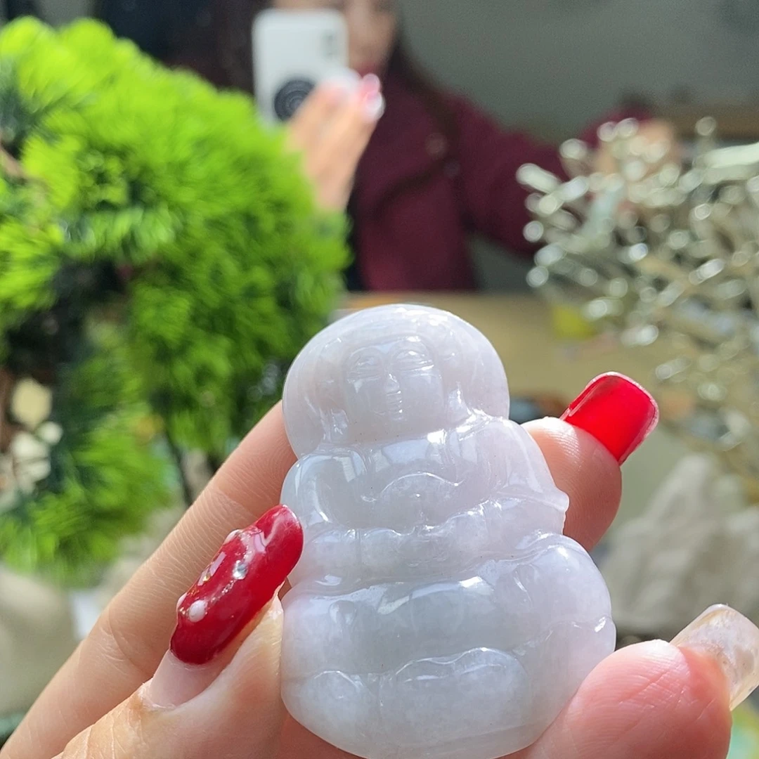 【闪购商品】翡翠颈饰未镶嵌观音