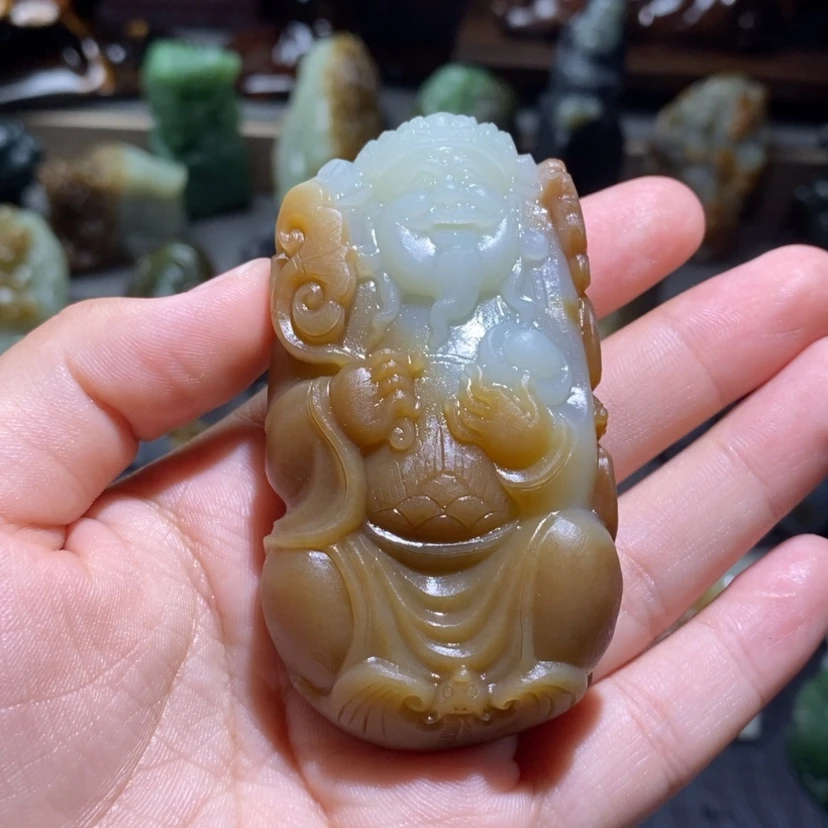 【闪购商品】和田玉未镶嵌把件海**翔定制