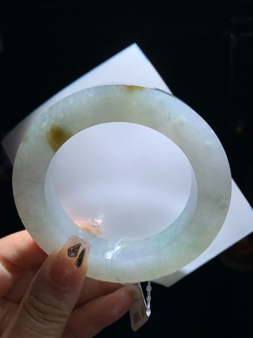 [九月珠宝]天然A货翡翠毛坯定制手镯（勿私拍-私拍不发货）