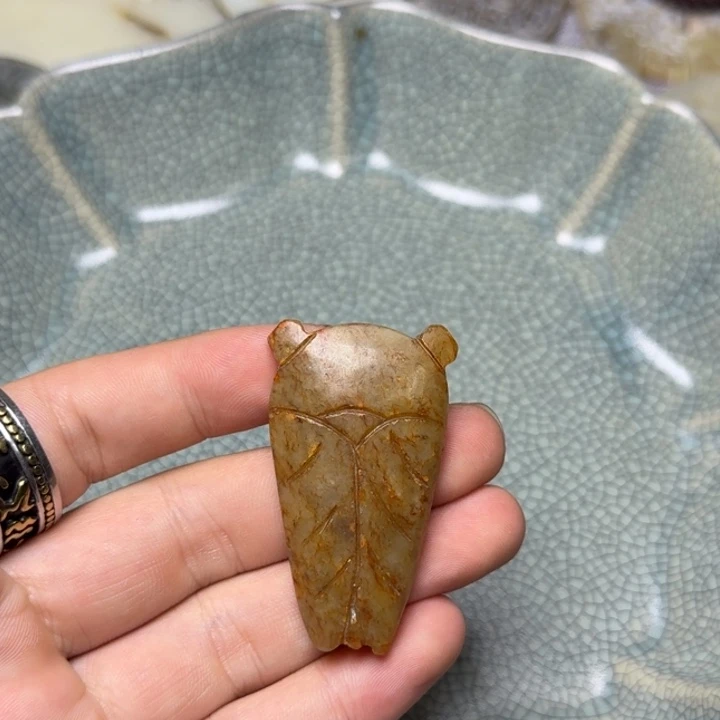 和田玉未镶嵌挂件132