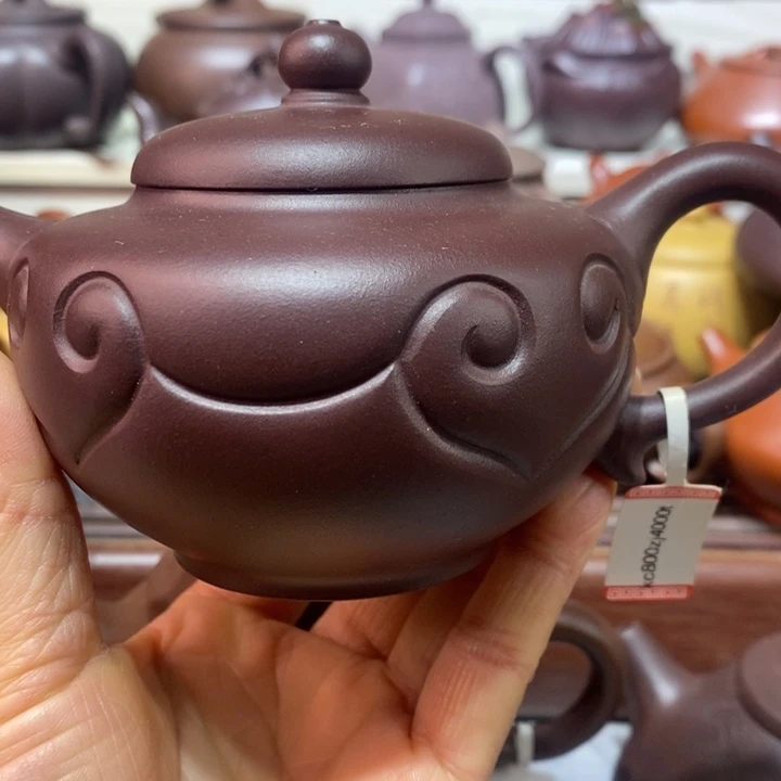 七***雾茶壶紫砂微瑕处理一把