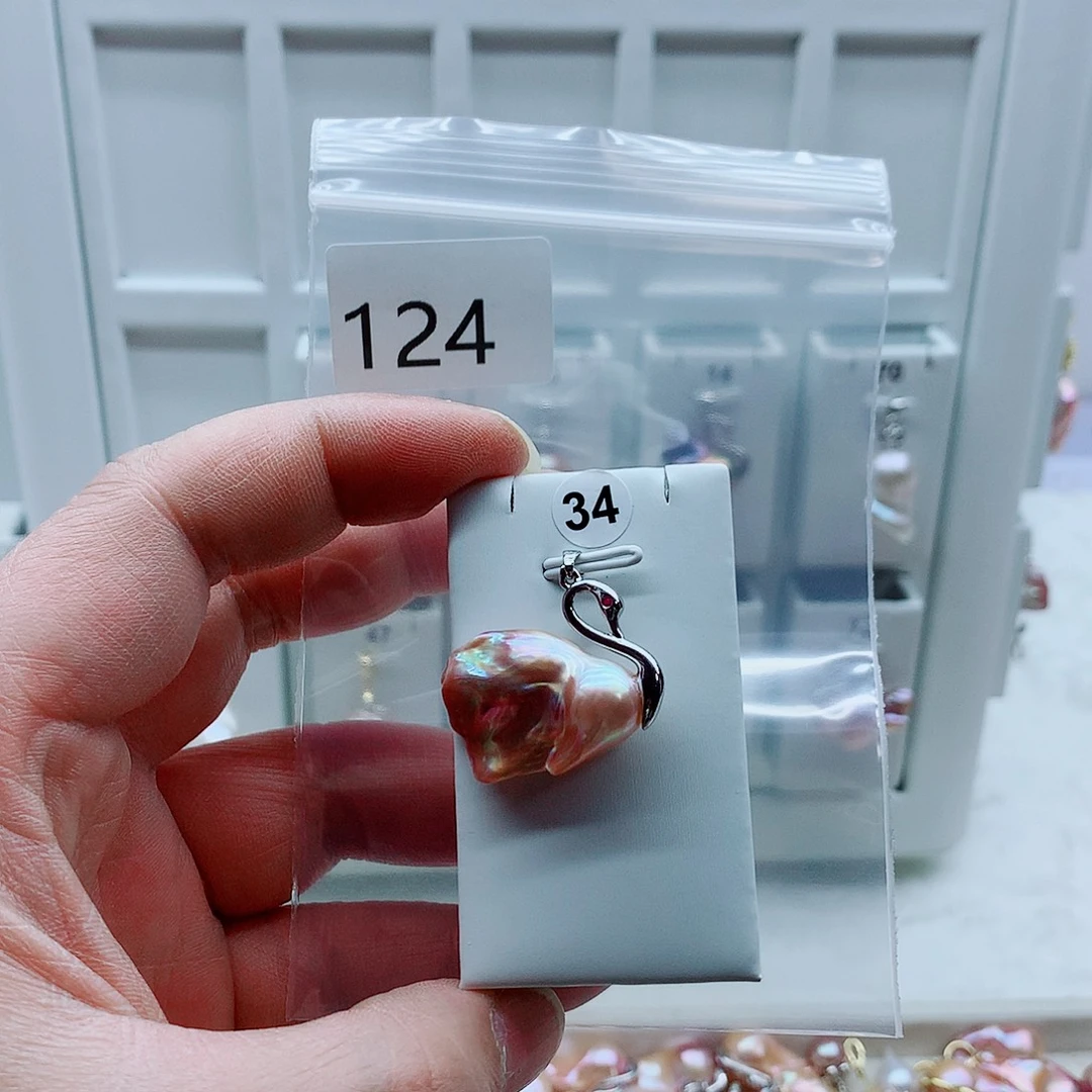 吊坠(不含链)合金淡水珍珠