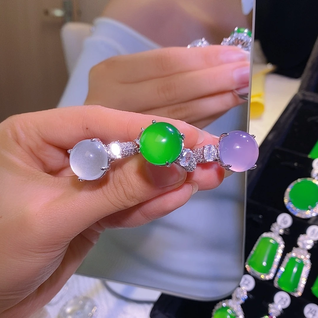 锆石合金合金白富美戒指