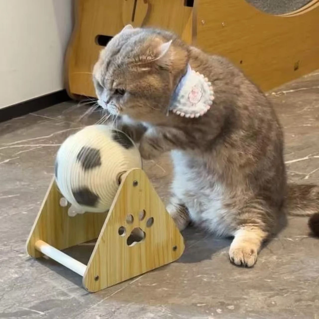 猫玩具猫抓球猫抓板耐磨不掉屑自嗨解闷猫咪猫爪剑麻球猫爬架cs