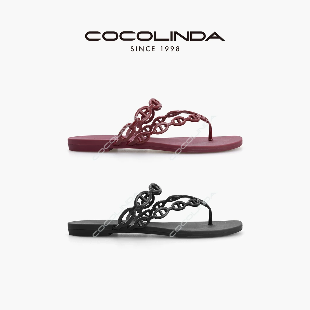 COCOLINDA| 法式度假风夹趾拖鞋X5416