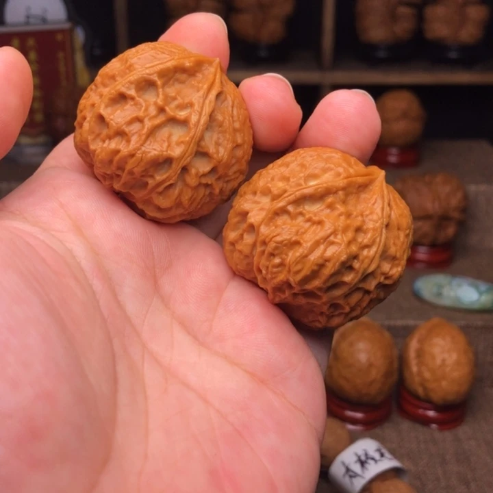 把件文玩核桃48小佛肚37