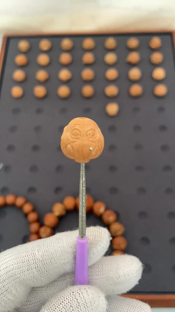 柒熹出品-猴头单颗雕刻百态