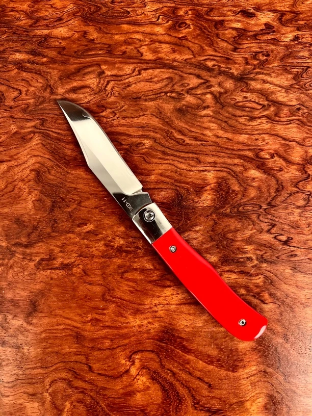 渲染红牛骨刀柄超镜面SKD-11多功能高硬度手工刀