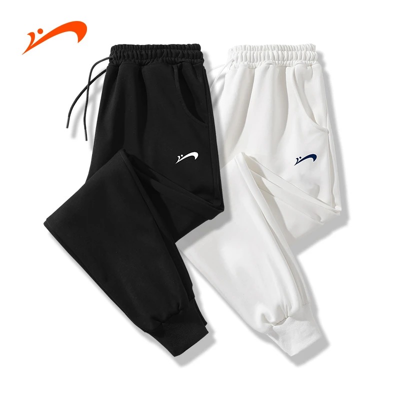 贵人鸟春季男女休闲裤宽松百搭纯色卫裤时尚简约 K