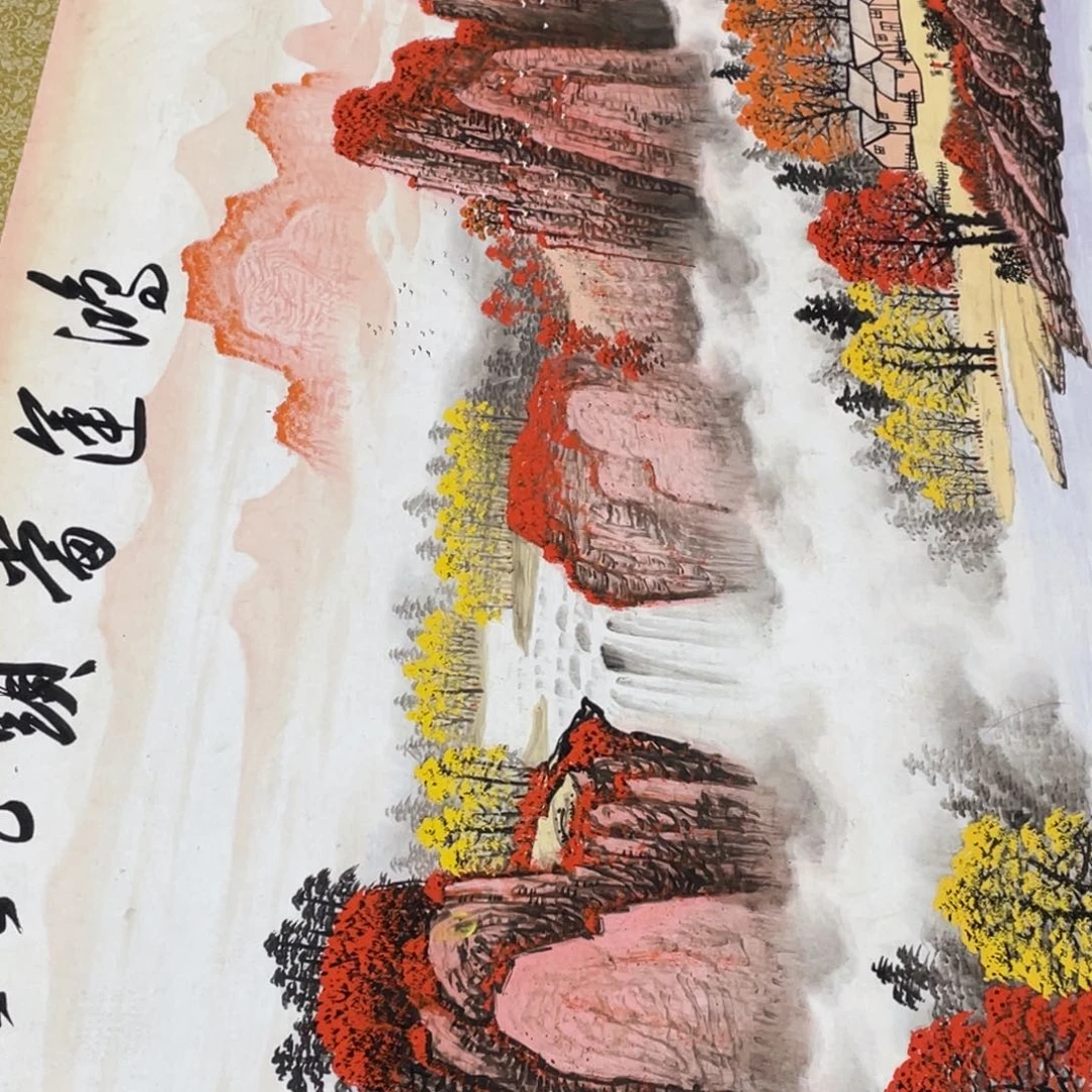 美***姨国画老师手笔手绘作品n