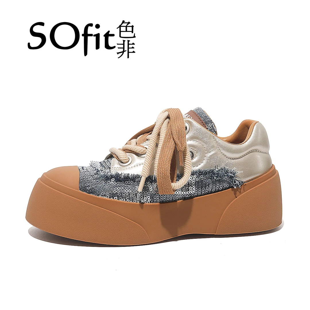 【阿布女鞋●梦幻】原创小众设计师款增高5cm 休闲鞋23076S-1