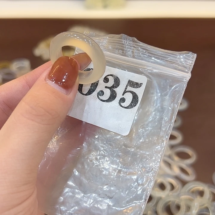 玛瑙/玉髓合金戒指35港17