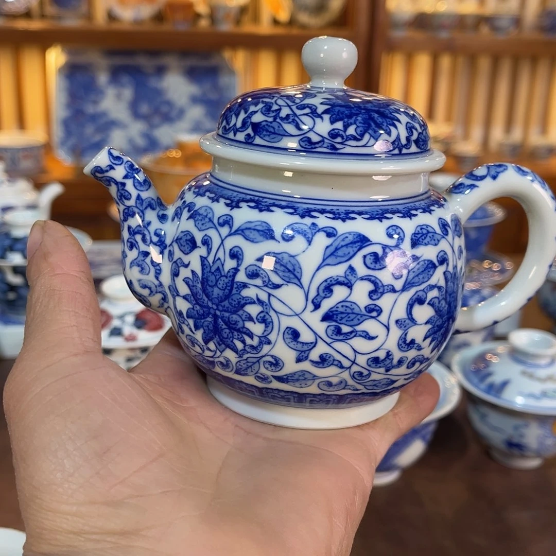 錡镇堂手工手绘壶
