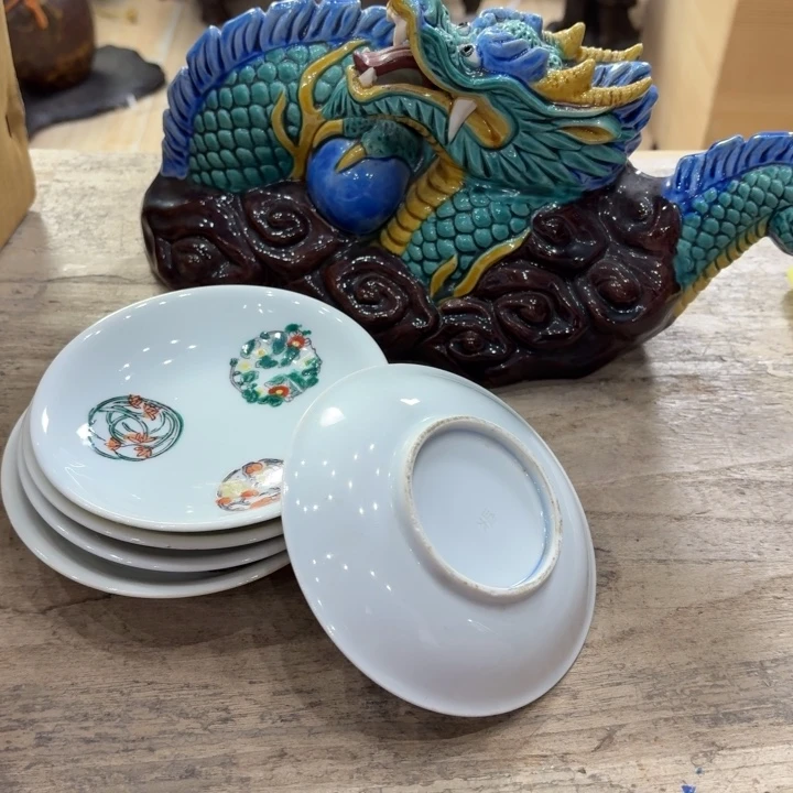 陶瓷古美术置物摆件