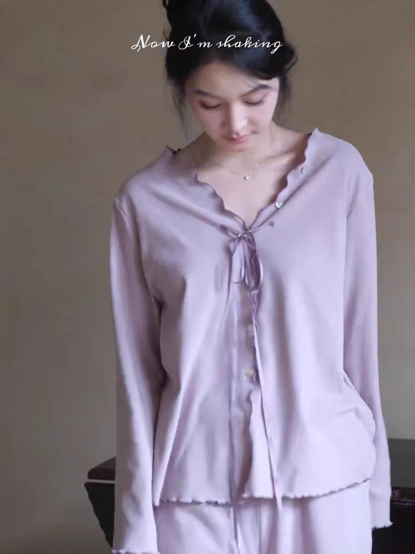 秋冬季德绒加厚睡衣女款2025新款冬高级感可外穿女士家居冬天女生