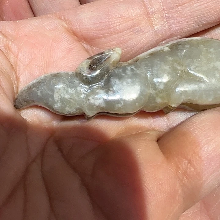 和田玉（糖玉）挂件未镶嵌彭***青
