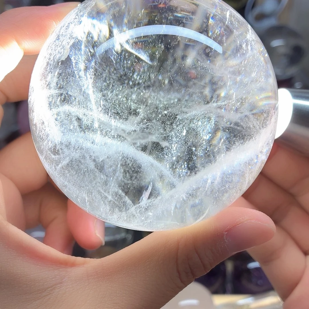 水晶未镶嵌珠宝半成品白水晶74