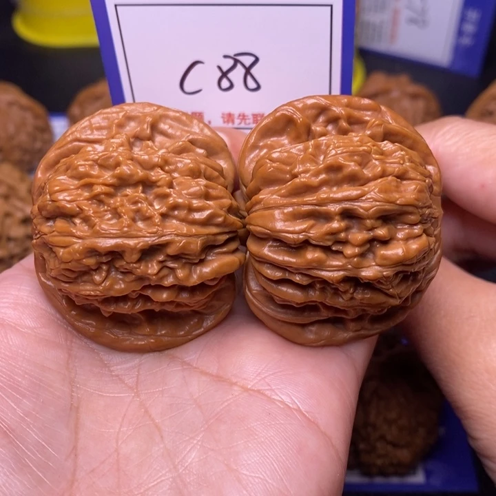 文玩核桃把件46四座楼c88