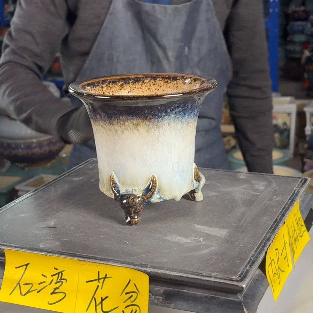 一风堂石湾花盆 内12*12