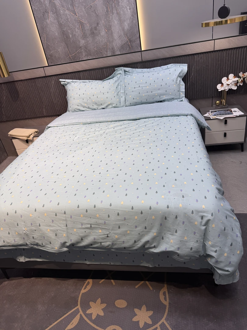 乐妤家纺活动款印花轻磨毛四件套