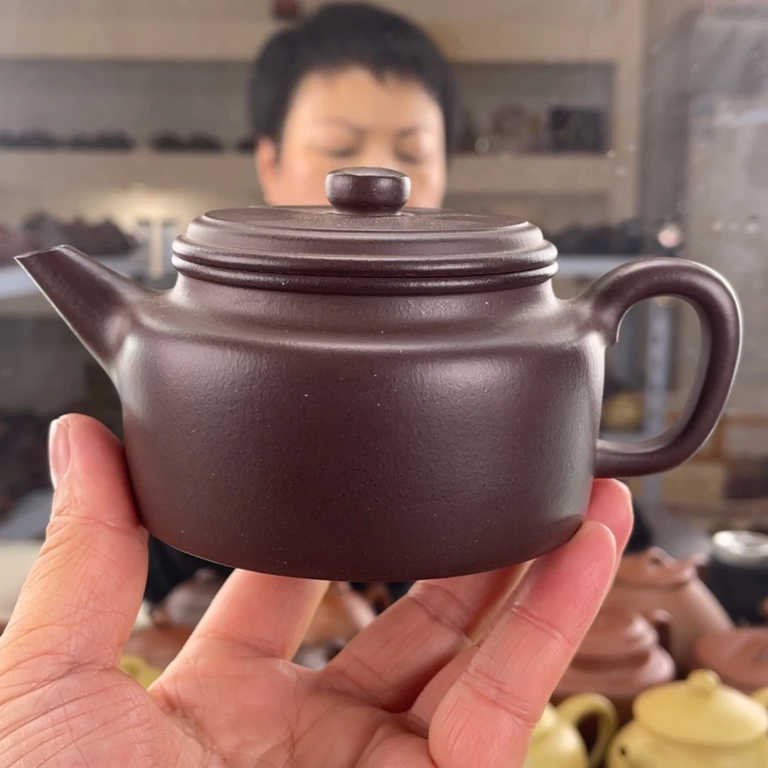 紫砂茶壶大水潭天青剑流徳钟180cc