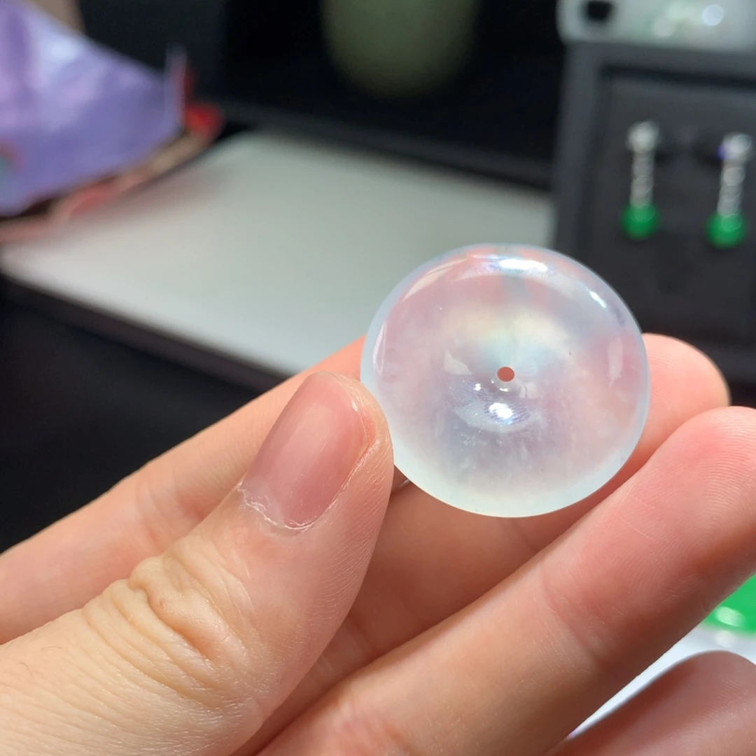 翡翠裸石翡翠平安扣