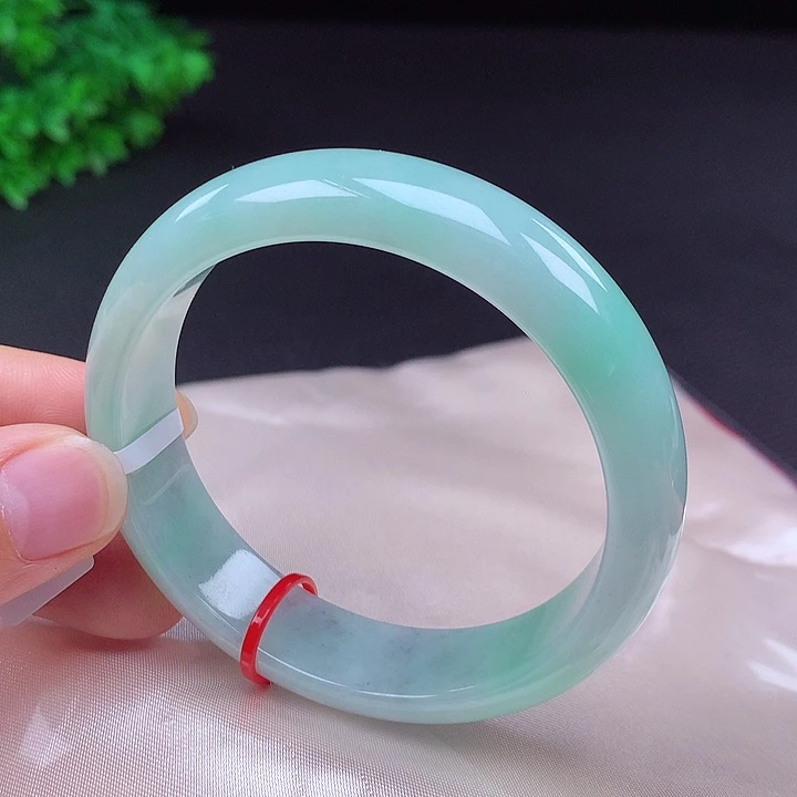 心***意翡翠未镶嵌手镯56圈口431813