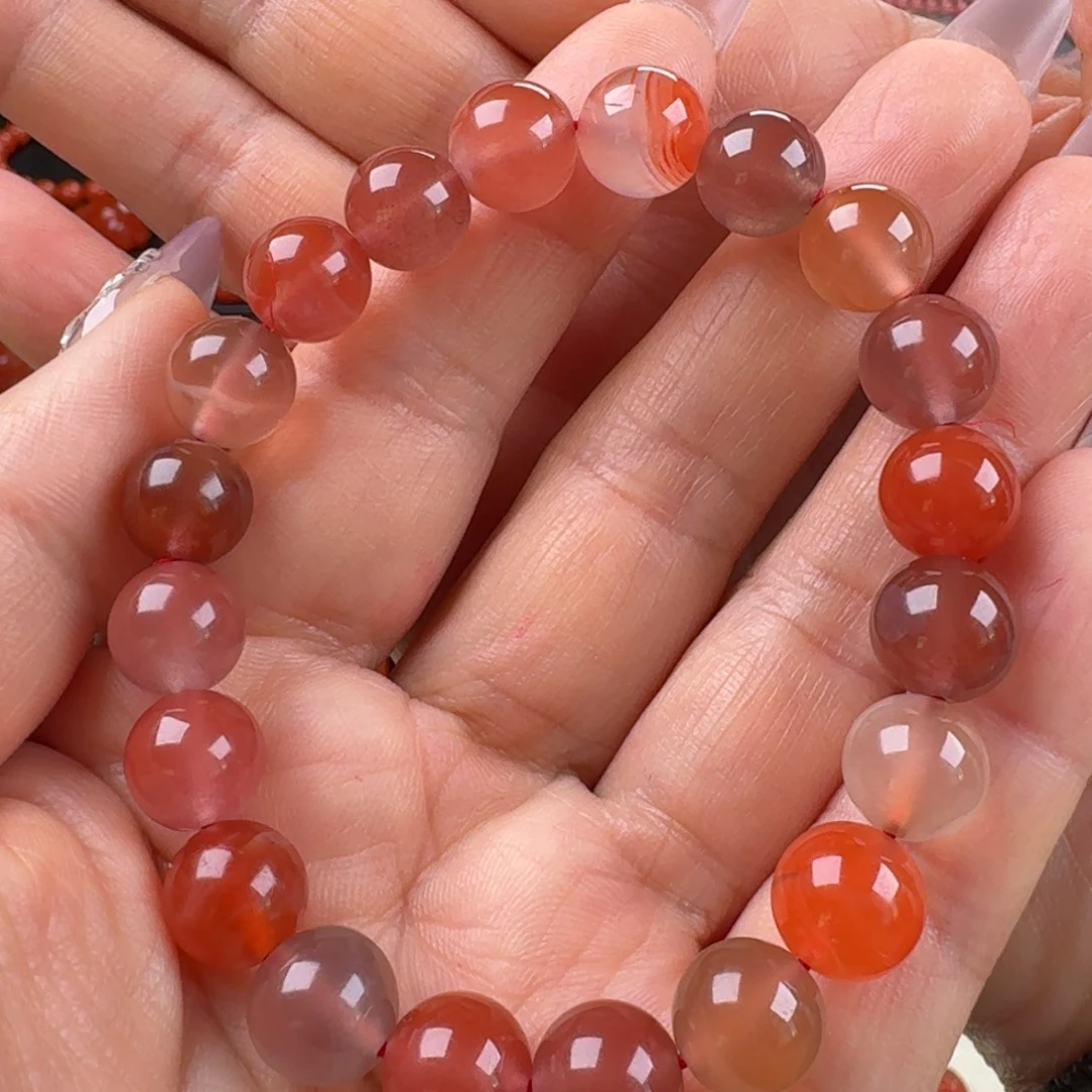 南红玛瑙未镶嵌糖果单圈