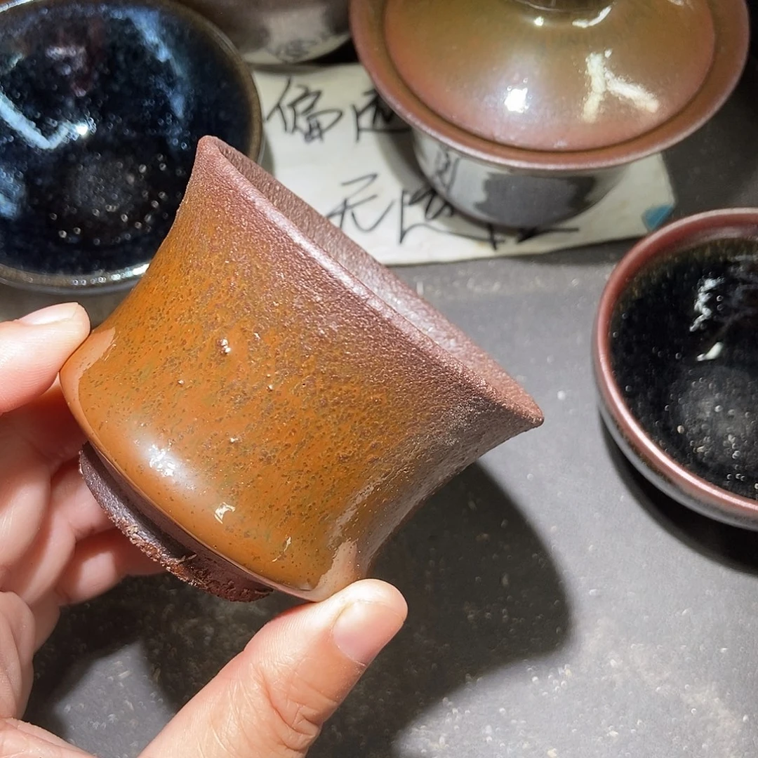 茶盏野*107 建窑建阳建盏微瑕